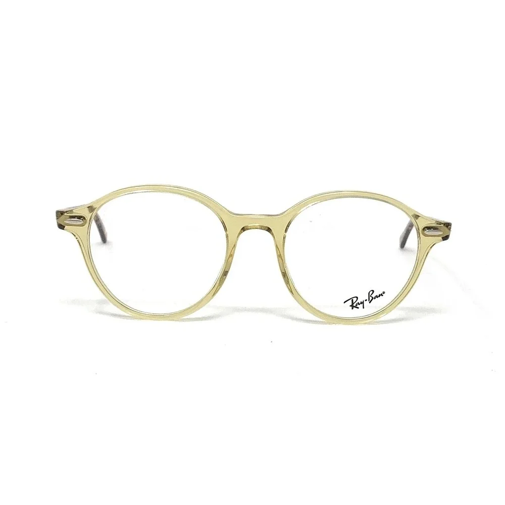 Ray-Ban‎ RB7118 8021 Dean Eyeglasses Transparent Yellow Tortoise 50mm
